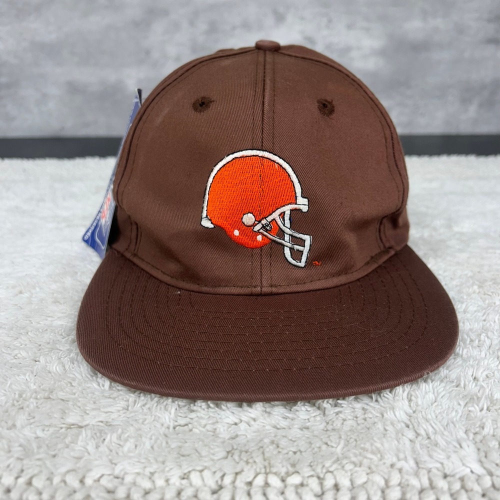 Vintage Cleveland Browns Snapback Hat OSFA Deadstock Drew Pearson Embroidered